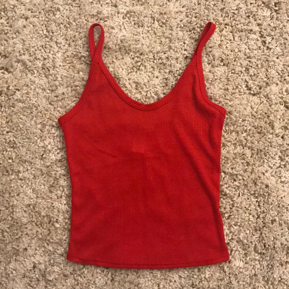 Red Crop Tank